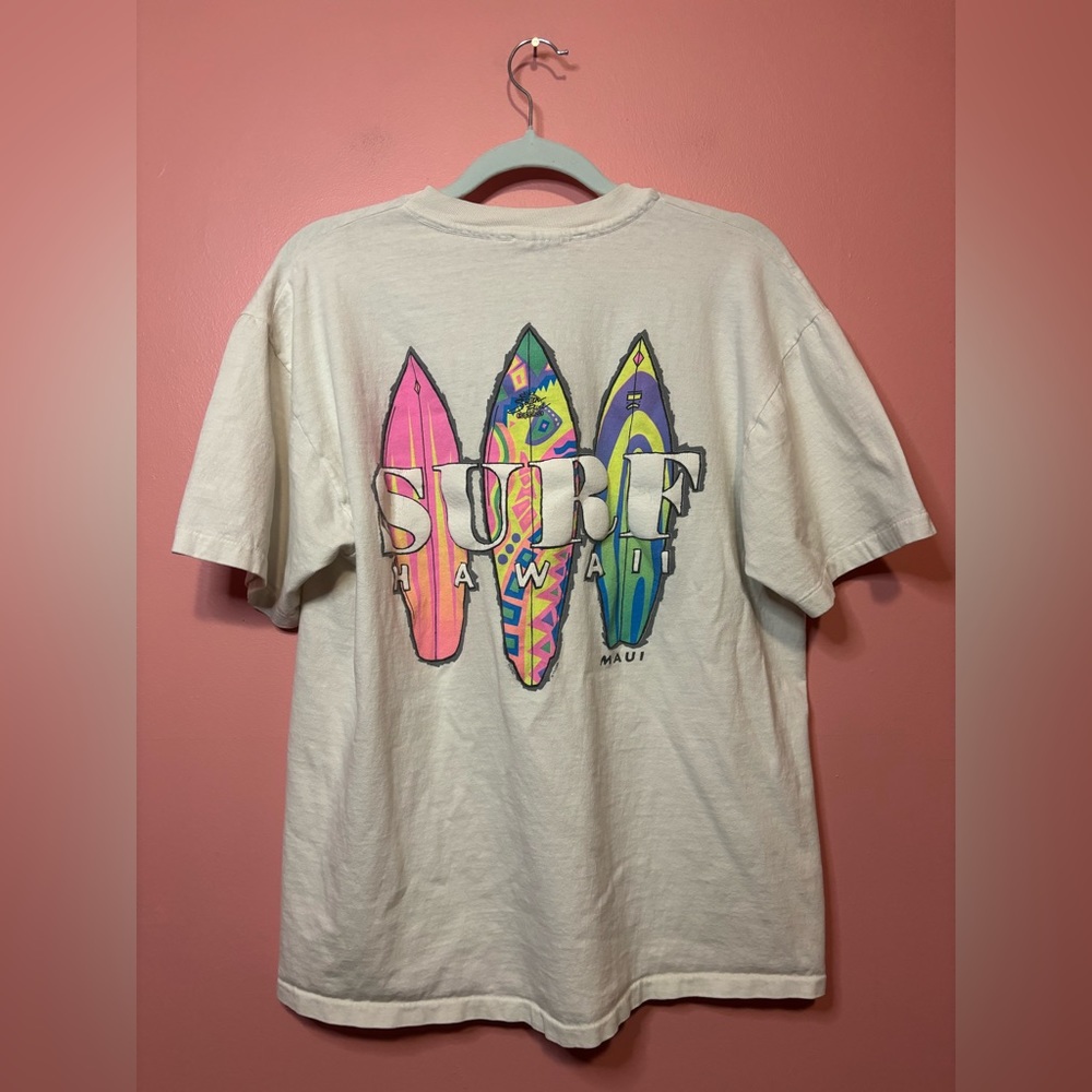Vintage Maui Hawaii Neon Surface T-shirt